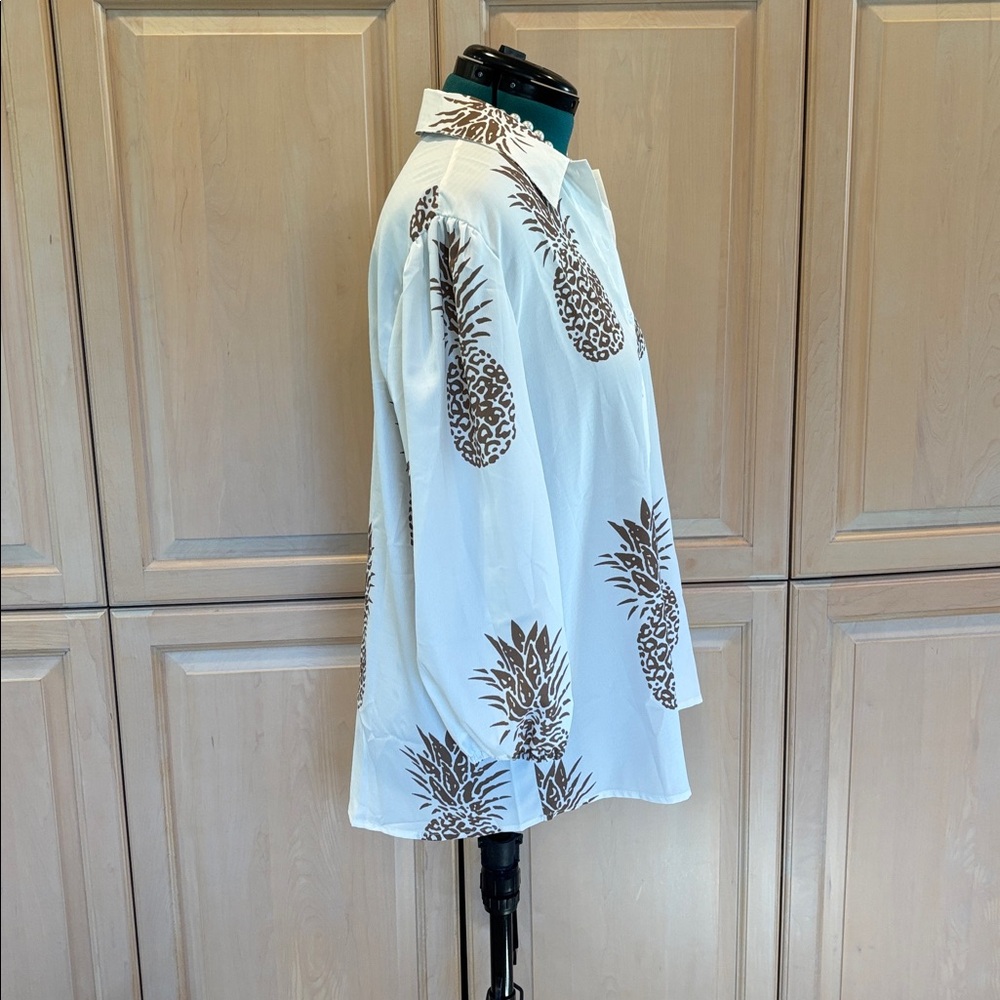 Pineapple Patterned Shirt - image 2